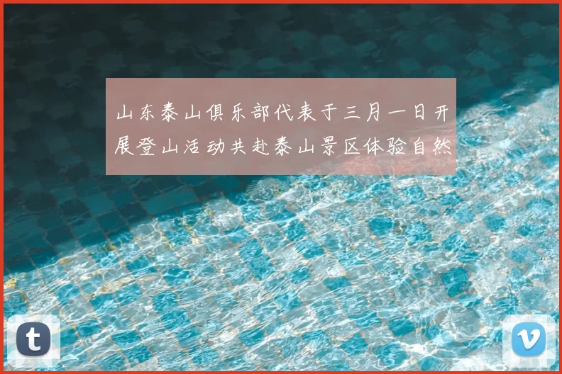 山东泰山俱乐部代表于三月一日开展登山活动共赴泰山景区体验自然之美